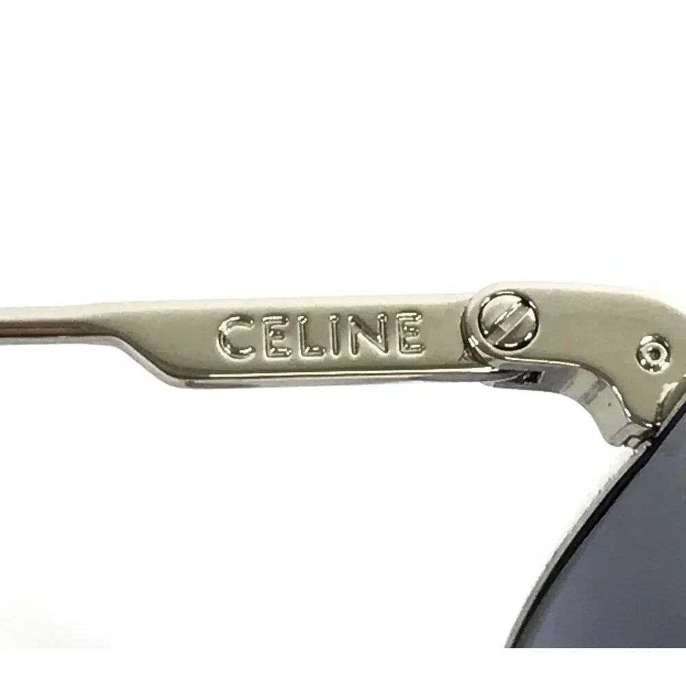Celine Sunglasses CL40174U 16W Silver Cat Eye Frames w Gradient Dark Gray Lenses